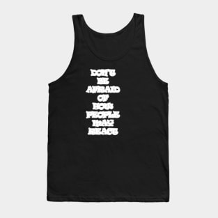 Be Yourself Crown Chakra Awakening Words Tank Top